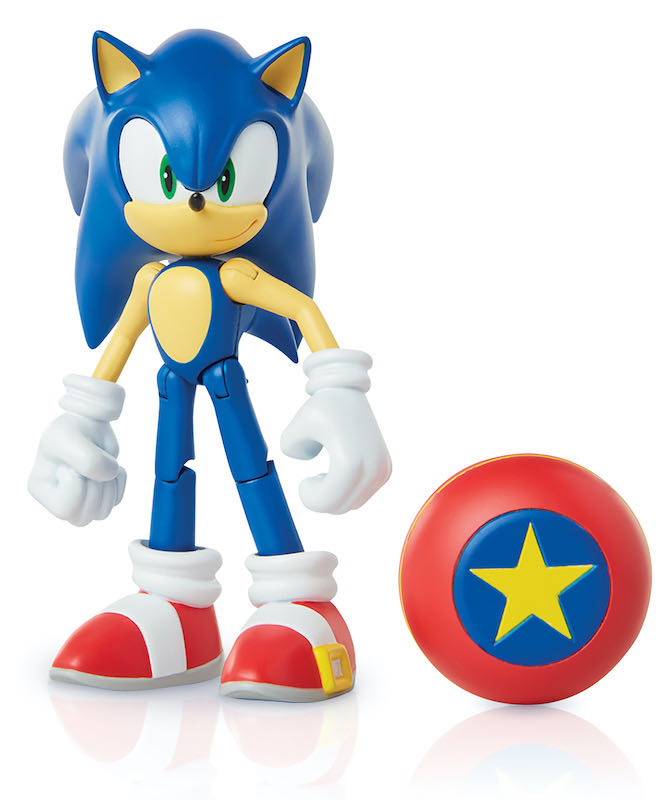 Sonic With Star Spring (Jakks) Wave 9 - Jakks Pacific (Modern Style) action figure collectible [Barcode 192995403840] - Main Image 2