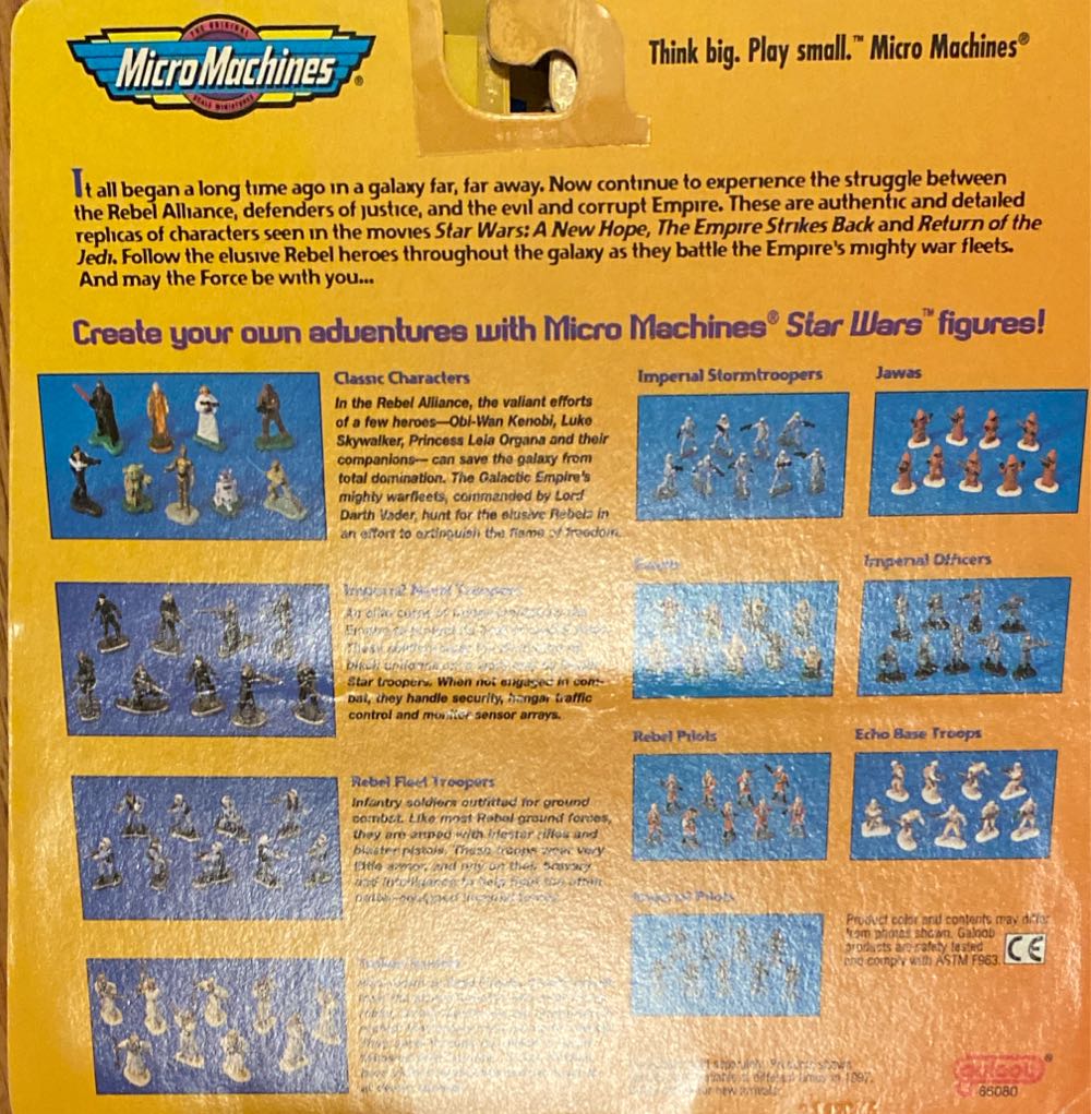 Imperial Pilots - Galoob (Micro Machines (Character Sets)(1997)) action figure collectible [Barcode 047246660841] - Main Image 2