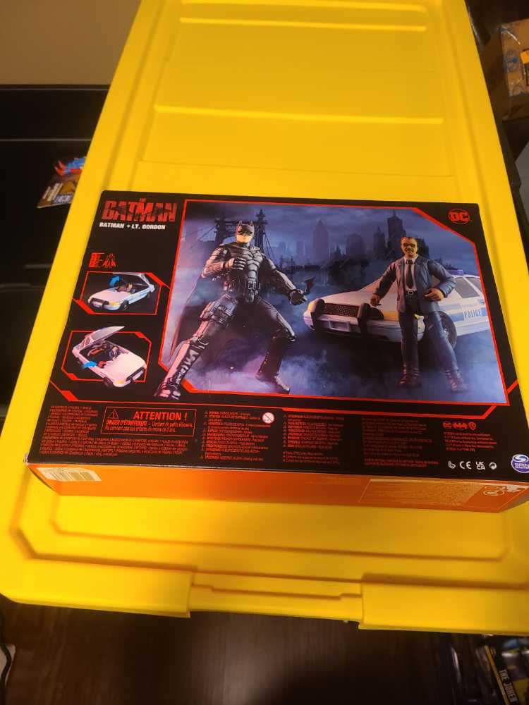 Batman & Gordon Set Car - Spinmaster (The Batman (2022)) action figure collectible [Barcode 778988371633] - Main Image 2