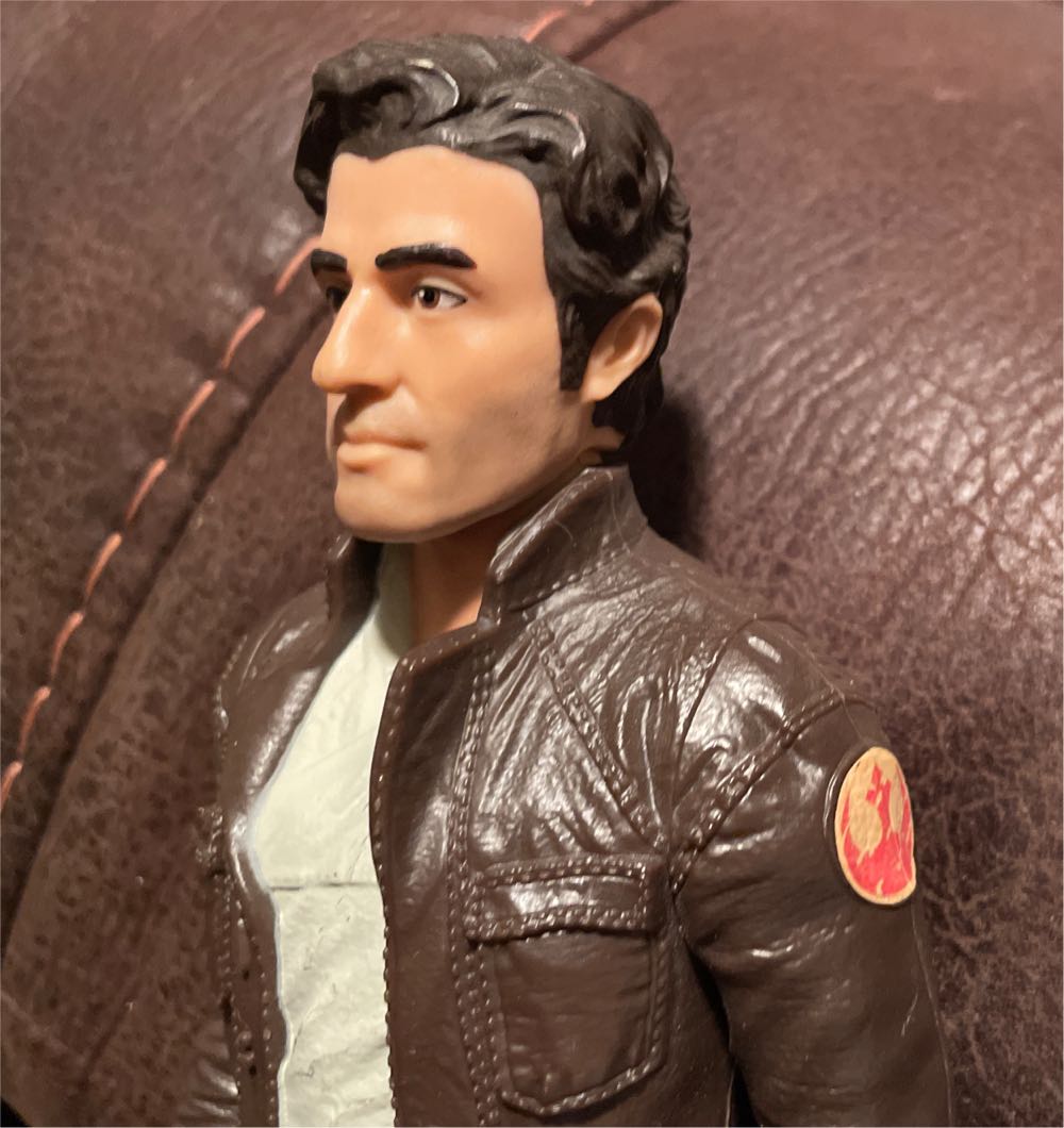 12” Poe Dameron In Dark Brown Jacket - The Last Jedi action figure collectible - Main Image 2