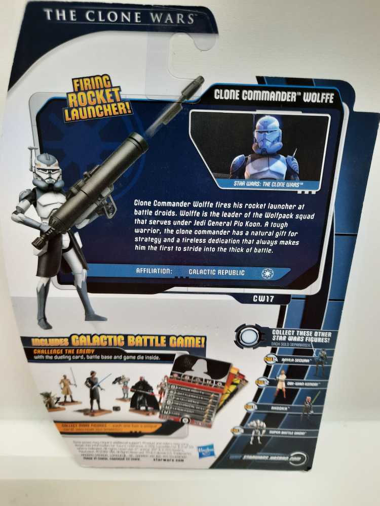 Clone Commander Wolffe - Hasbro (Star Wars - Clone Wars 2012) action figure collectible [Barcode 653569692126] - Main Image 2