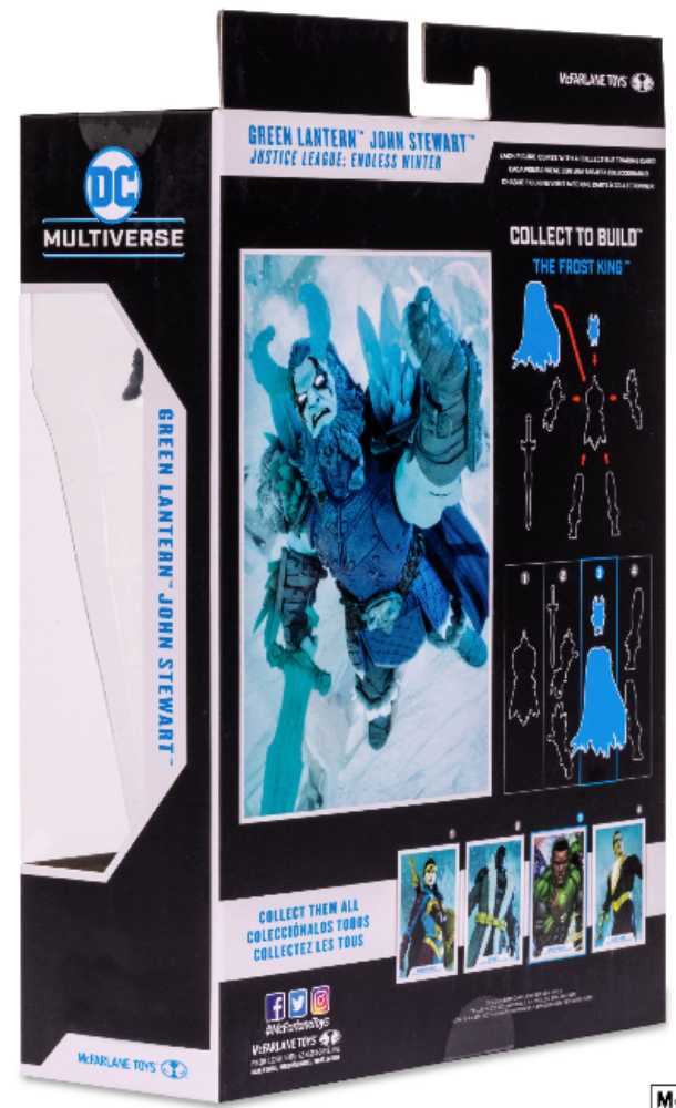 Green Lantern - John Stewart - McFarlane Toys (Justice League: Endless Winter) action figure collectible [Barcode 787926154733] - Main Image 2