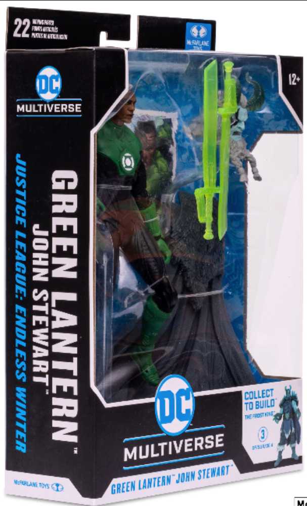 Green Lantern - John Stewart - McFarlane Toys (Justice League: Endless Winter) action figure collectible [Barcode 787926154733] - Main Image 3