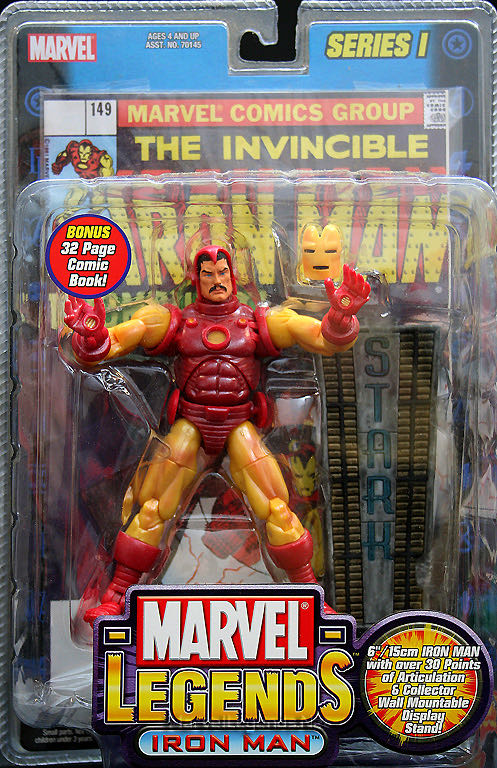 Iron Man - ToyBiz - Marvel (Marvel Legends) action figure collectible - Main Image 3