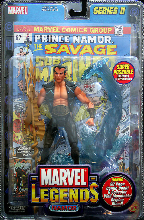 Marvel Legends: Namor  - Toybiz (Series 2) action figure collectible - Main Image 3