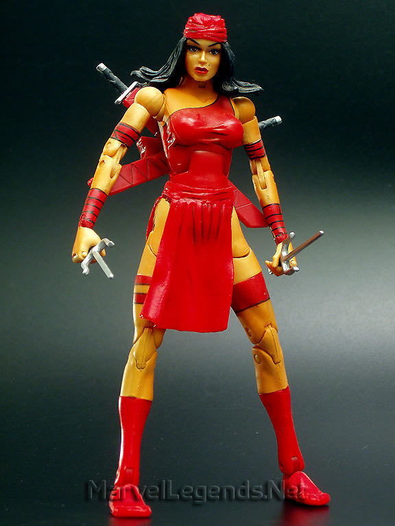 Marvel Legends Elektra Series 4 - ToyBiz - Marvel action figure collectible - Main Image 2