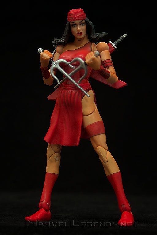 Marvel Legends Elektra Series 4 - ToyBiz - Marvel action figure collectible - Main Image 4