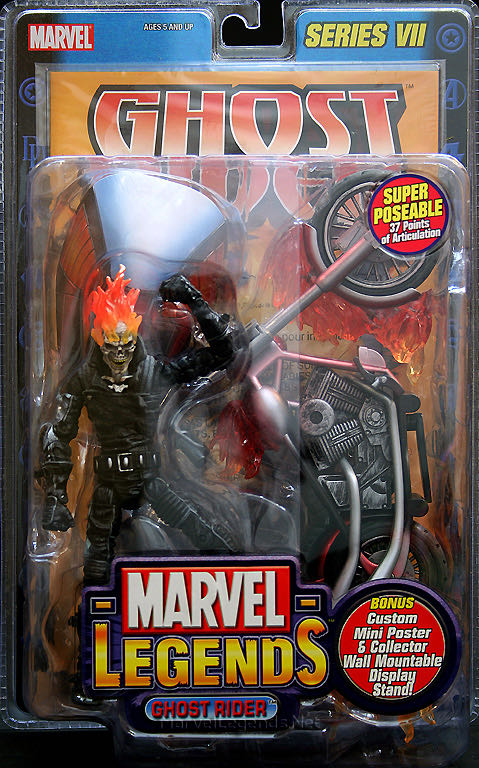 Marvel Legends Ghost Rider Series 7 - ToyBiz - Marvel action figure collectible - Main Image 4