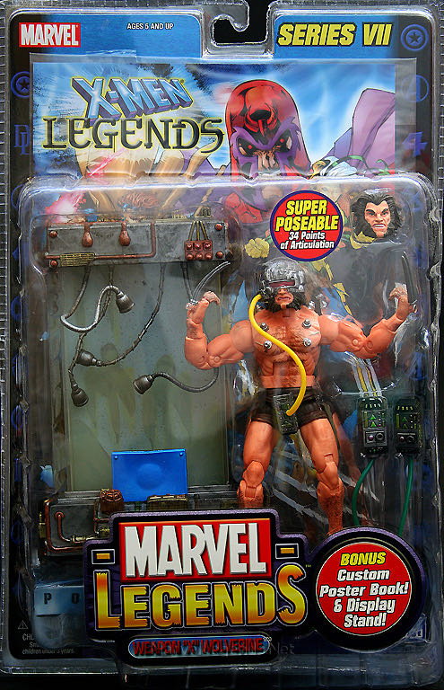 Marvel Legends Wolverine Series 7 - ToyBiz - Marvel action figure collectible - Main Image 4