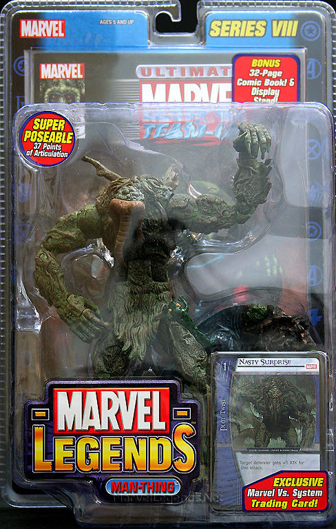 Marvel Legends Man-Thing Series 8  - ToyBiz - Marvel action figure collectible - Main Image 4