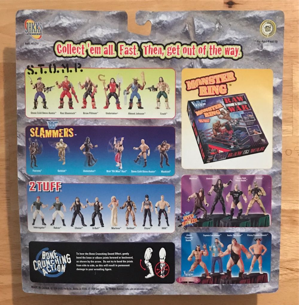 Interrogator / Recon - Jakks Pacific (WWF 2 Tuff) action figure collectible [Barcode 039897812144] - Main Image 2