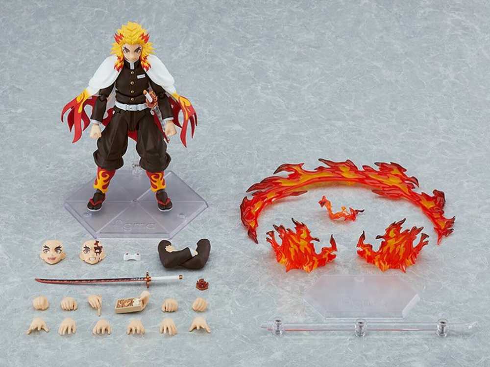 Figma Kyojuro Rengoku - Max Factory / Good Smile Company (Demon Slayer: Kimetsu no Yaiba) action figure collectible - Main Image 2