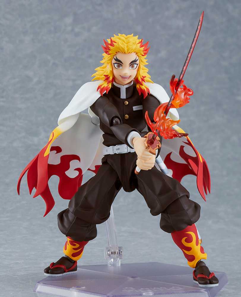 Figma Kyojuro Rengoku - Max Factory / Good Smile Company (Demon Slayer: Kimetsu no Yaiba) action figure collectible - Main Image 3