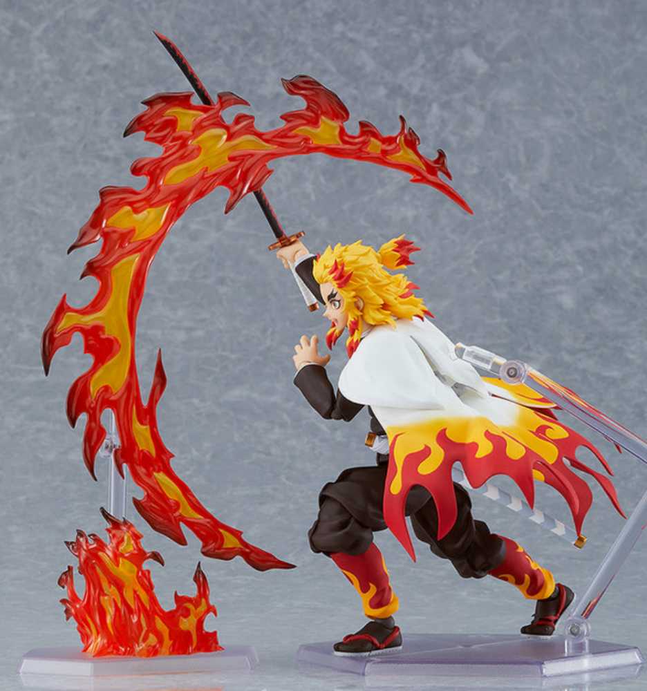 Figma Kyojuro Rengoku - Max Factory / Good Smile Company (Demon Slayer: Kimetsu no Yaiba) action figure collectible - Main Image 4