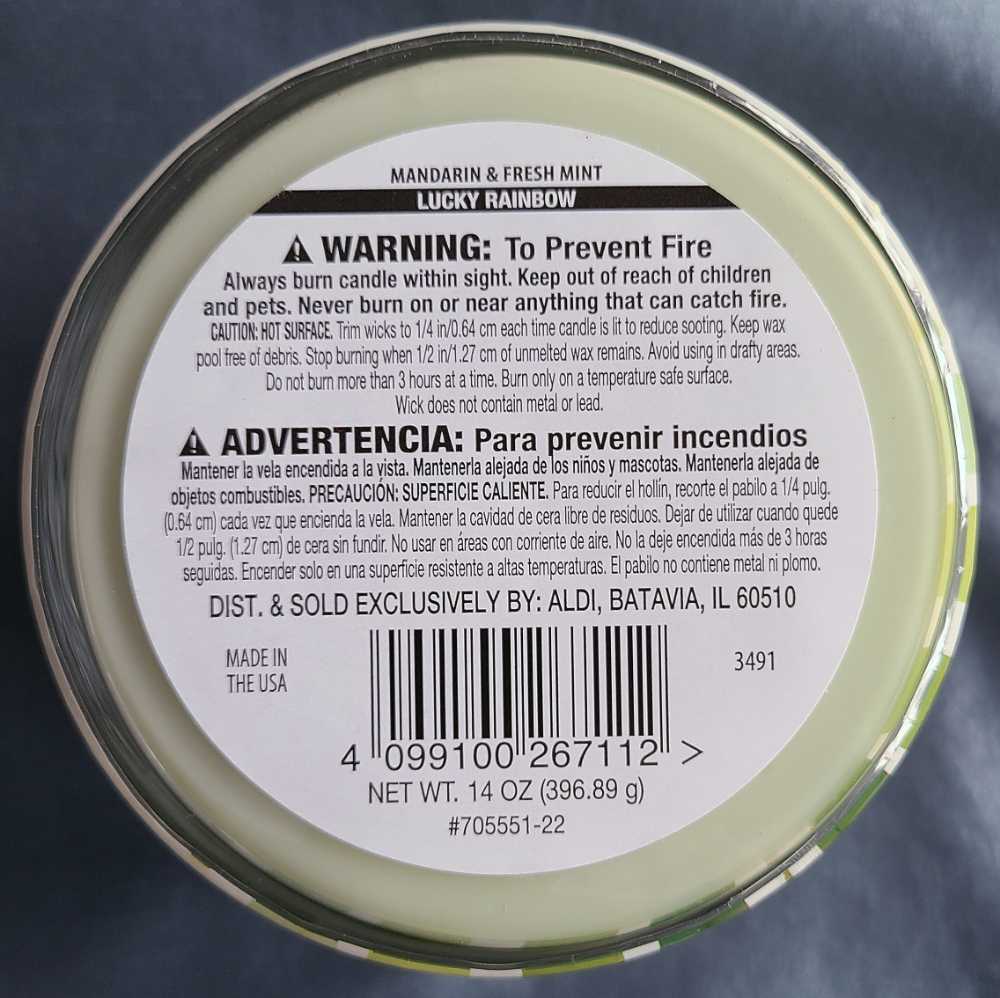 CANDLE: St. Patrick’s Day Huntington Home Candle -  Lucky Rainbow 2022 - Huntington Home Candles (St. Patrick’s Day Candles) action figure collectible - Main Image 2