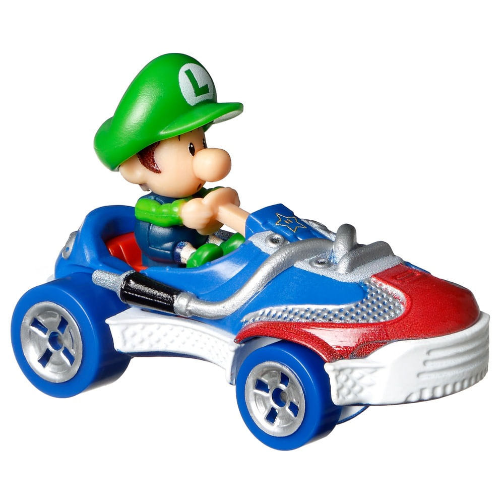 Baby Luigi Sneeker - Mattel (Hot Wheels Mario Kart) action figure collectible [Barcode 194735018932] - Main Image 3