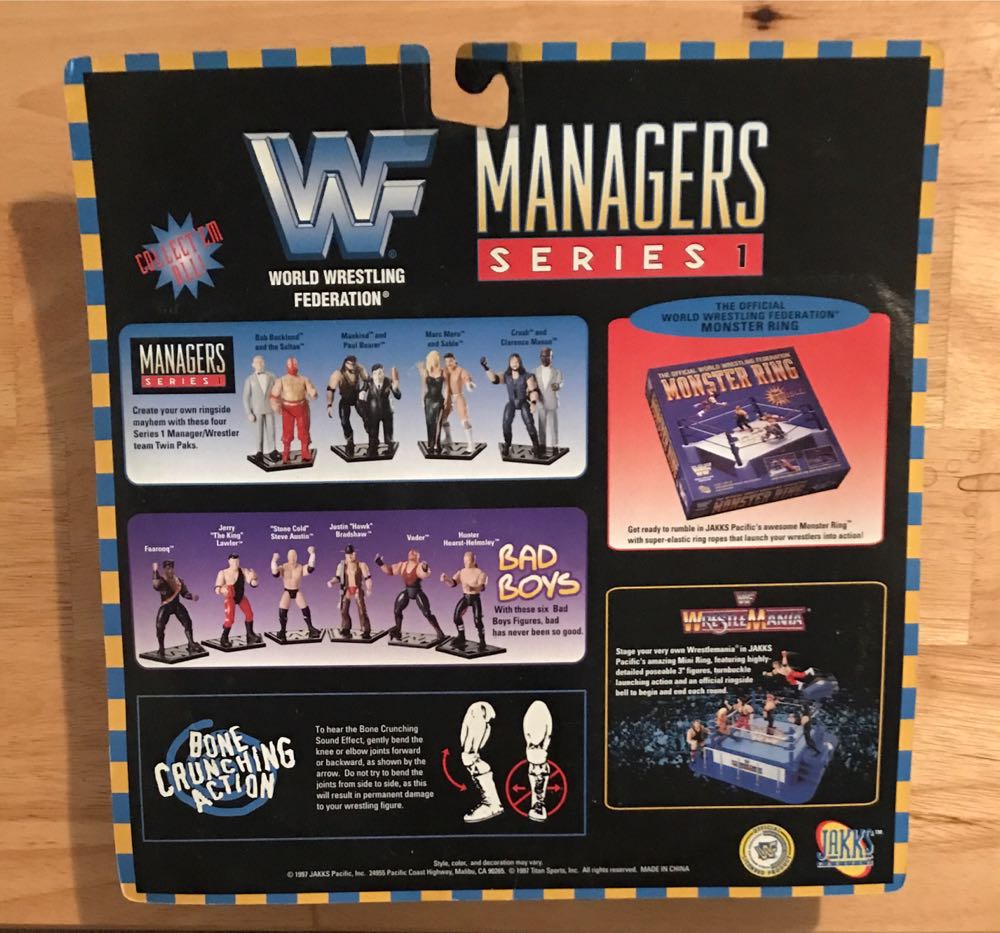 Sultan / Bob Backlund - Jakks Pacific (WWF - Jakks Pacific) action figure collectible [Barcode 039897812045] - Main Image 2