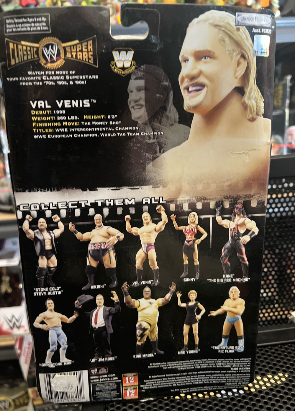 Val Venis - Jakks Pacific (Classic Superstars) action figure collectible [Barcode 039897938202] - Main Image 2