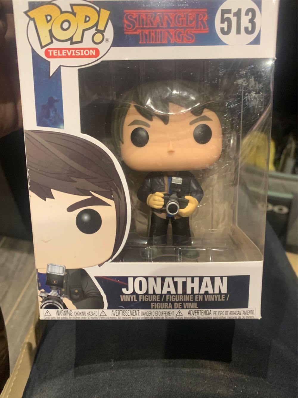 Funko Pop Television: Stranger Things Jonathan With Camera Collectible Figure  action figure collectible [Barcode 889698144261] - Main Image 2
