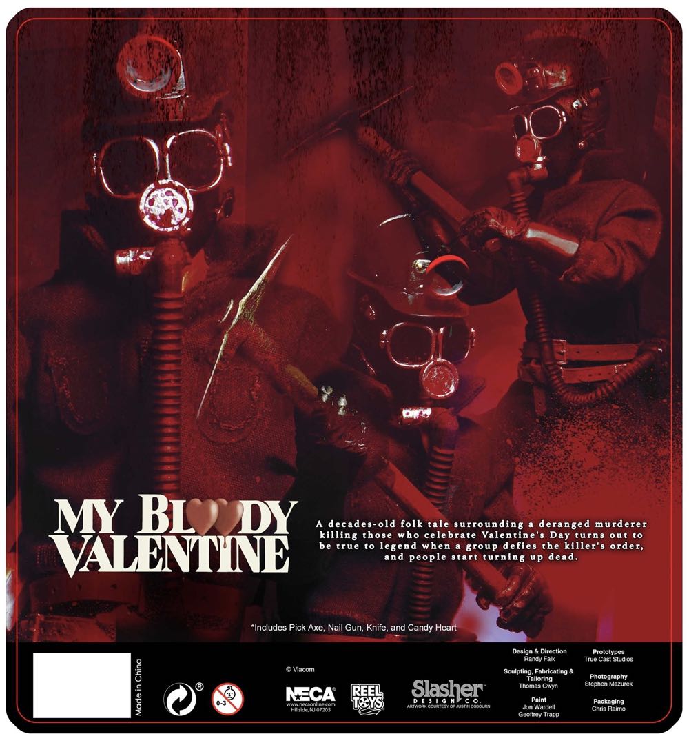 My Bloody Valentine MINER 8” clothed action figure - Neca (Y Horror) action figure collectible [Barcode 634482560761] - Main Image 2