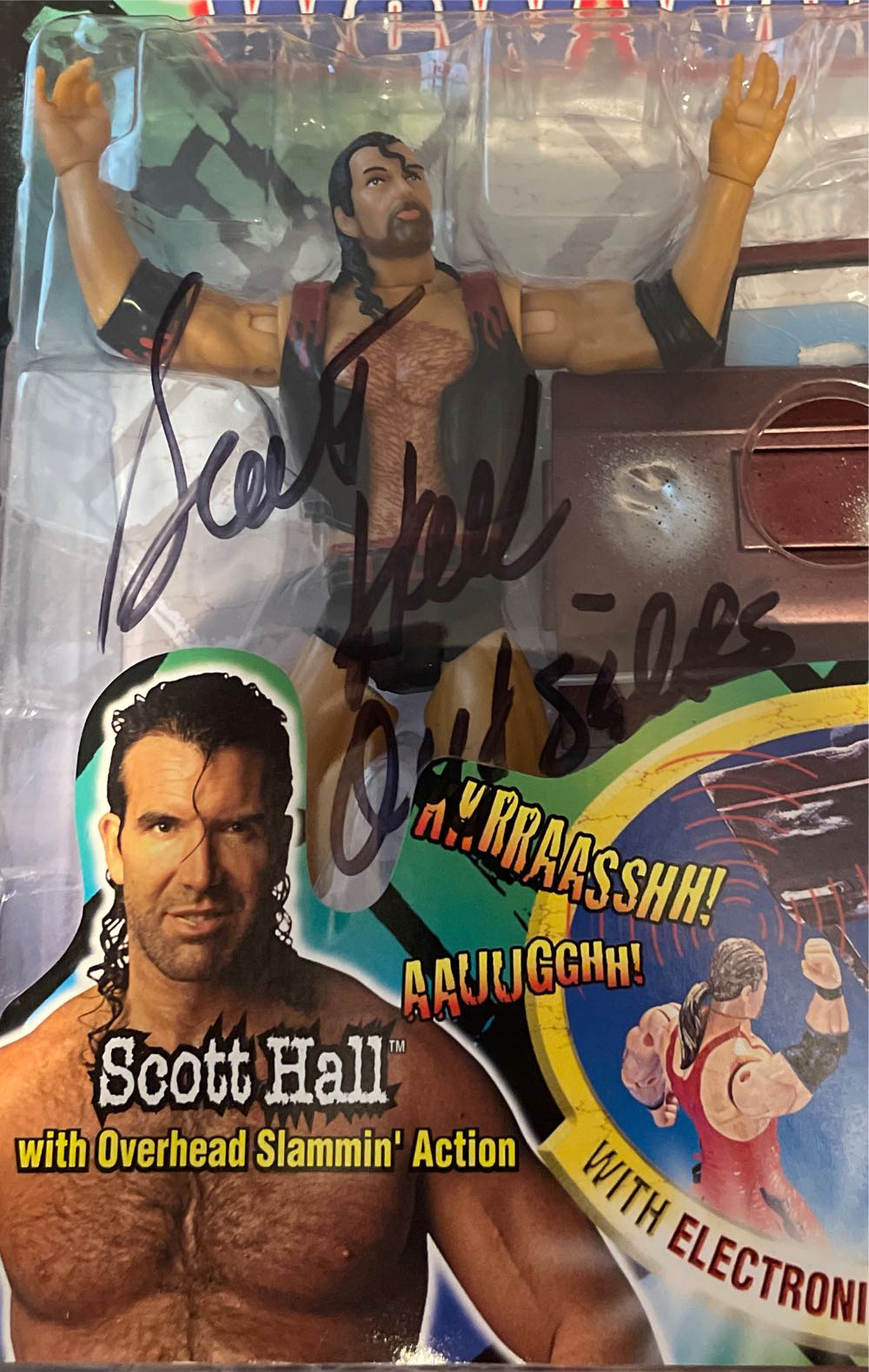 Scott Hall [Black Boots] - Toy Biz (WCW - Toy Biz) action figure collectible [Barcode 035112774549] - Main Image 4