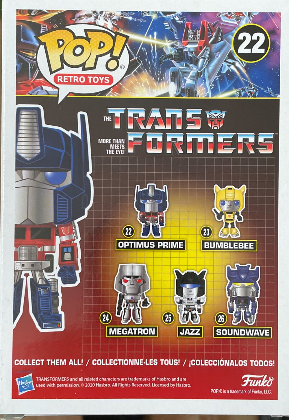 Optimus Prime #22  (Funko Pop) action figure collectible [Barcode 889698517294] - Main Image 2