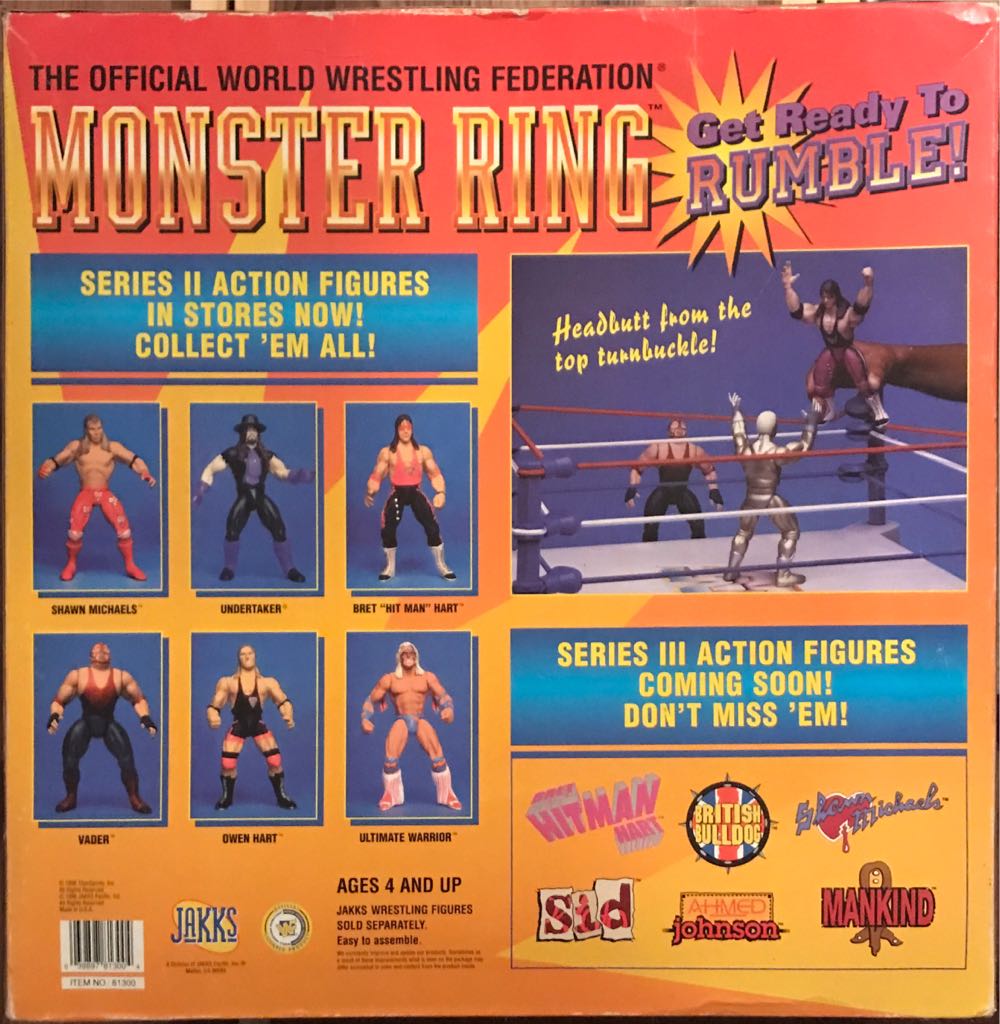 WWF Jakks Pacific BCA Official Monster Ring - WWF Jakks Pacific BCA (WWF Jakks Pacific BCA Official Monster Ring) action figure collectible [Barcode 039897813004] - Main Image 2