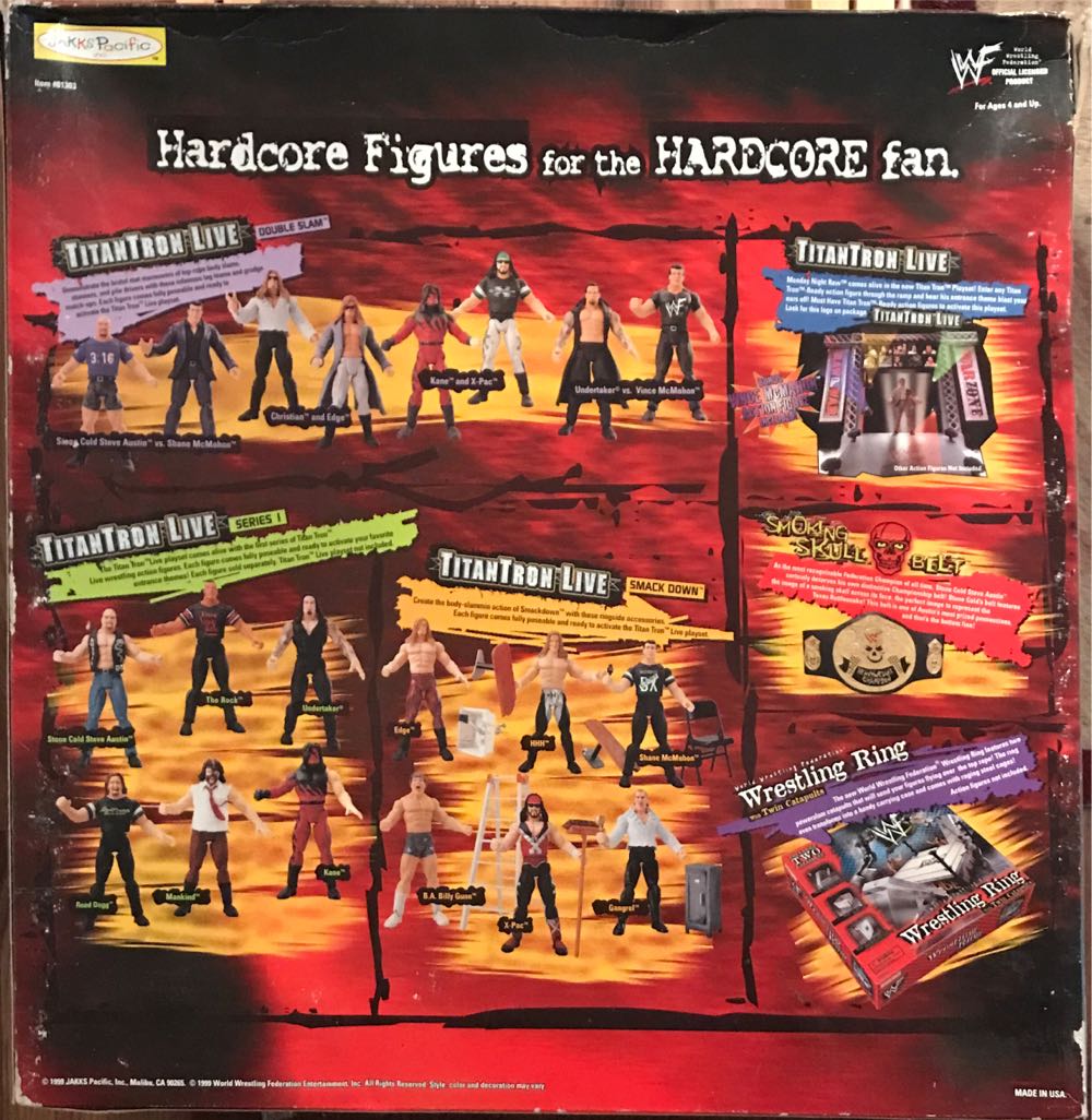 WWF Jakks Pacific TTL War Zone Monster-Size Ring - WWF Jakks Pacific Titan Tron Live (WWF Jakks Pacific TTL War Zone Monster-Size Ring) action figure collectible [Barcode 039897813035] - Main Image 2
