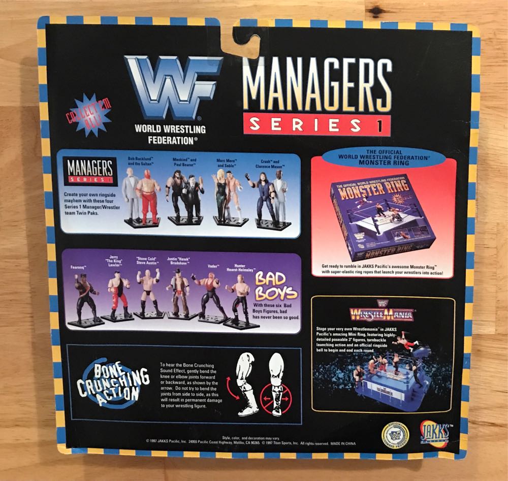 Sable and Marc Mero - Jakks Pacific BCA Managers 2 Packs Series 1 - Jakks Pacific (Wrestling) action figure collectible [Barcode 039897812021] - Main Image 2