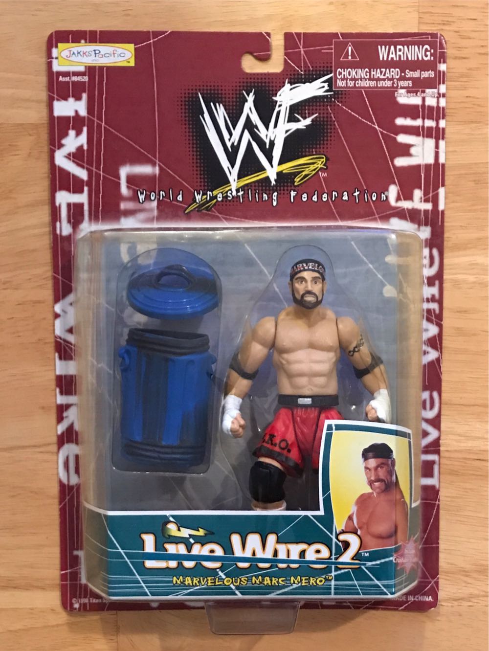 “Marvelous” Marc Mero - Jakks Pacific (WWF - Jakks Pacific) action figure collectible [Barcode 039897845258] - Main Image 1