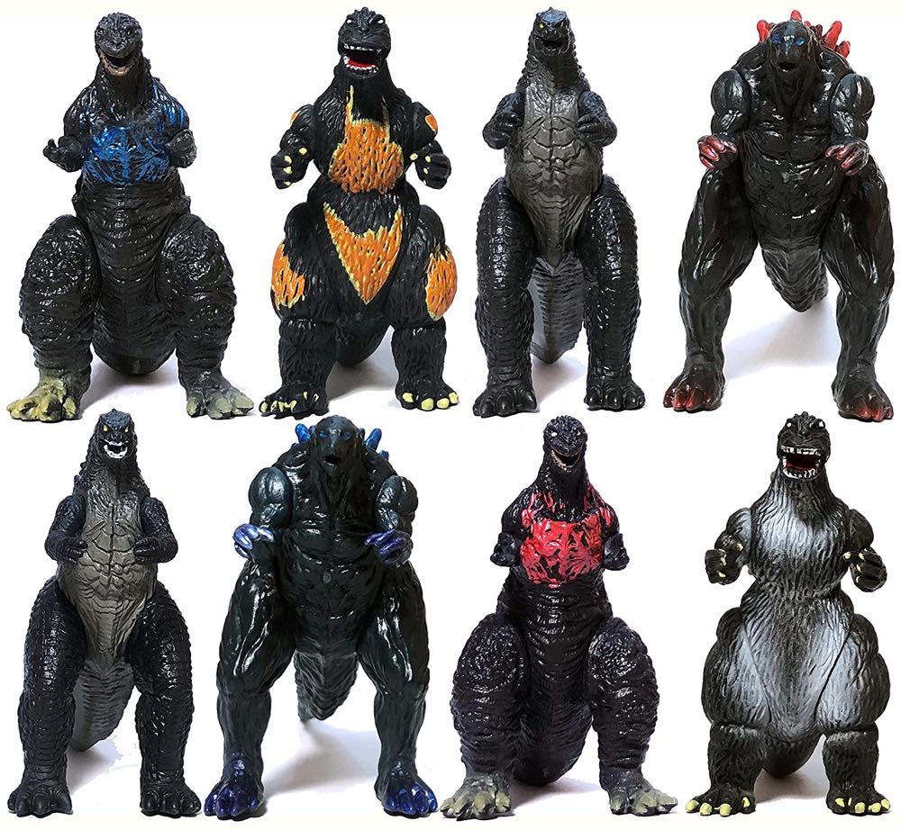 Set Of 10 Godzilla Toys - EZ Fun (Godzilla) action figure collectible - Main Image 2