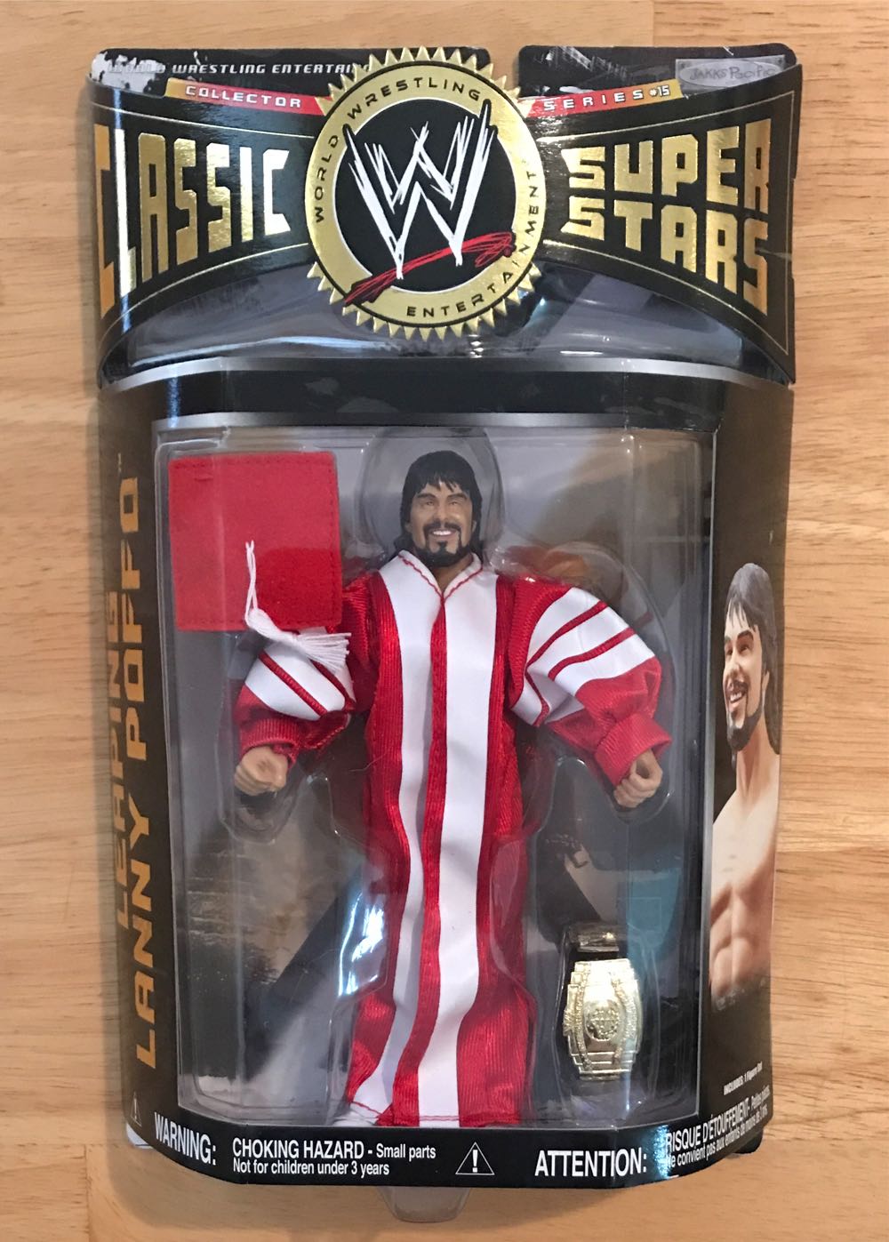 Lanny Poffo - Jakks Pacific (Classic Superstars) action figure collectible [Barcode 039897930176] - Main Image 1