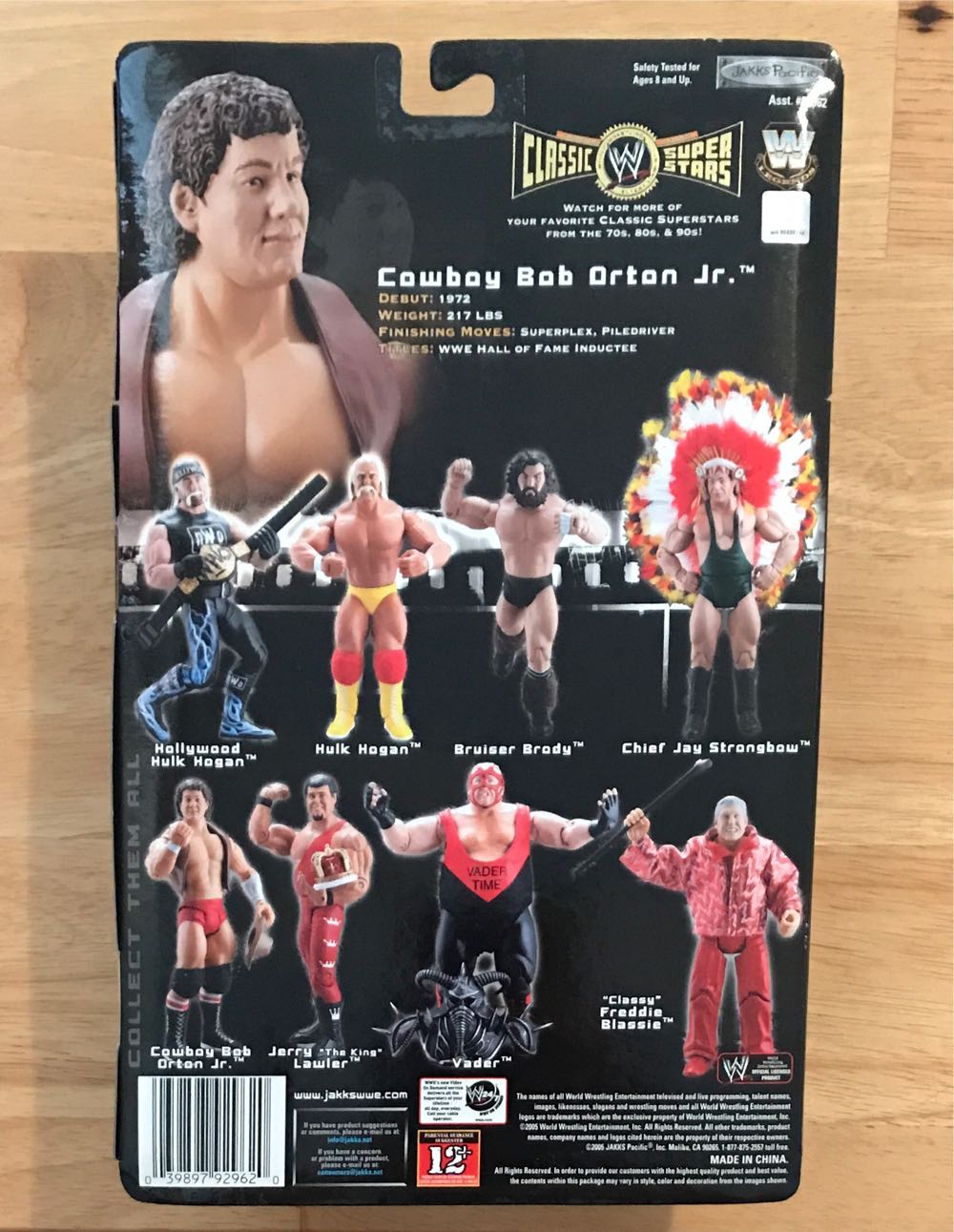 Bob Orton Jr. - Jakks Pacific (WWE Classic Superstars) action figure collectible [Barcode 039897929620] - Main Image 2