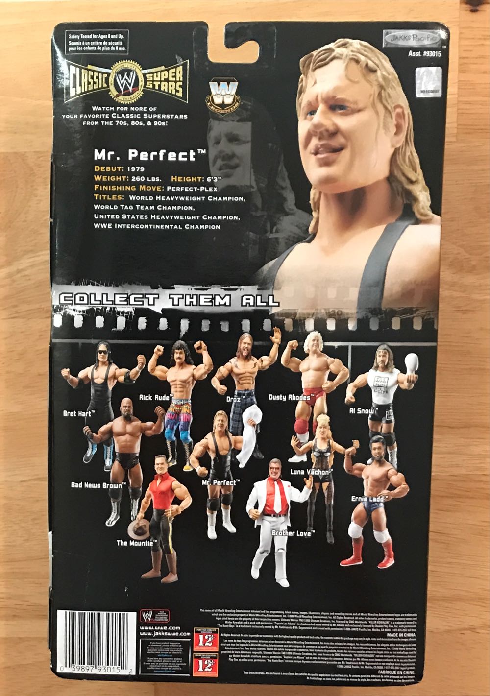 Mr. Perfect - WWE Jakks Pacific Classic Superstars (WWE Jakks Pacific Classic Superstars Series 13) action figure collectible [Barcode 039897930152] - Main Image 2