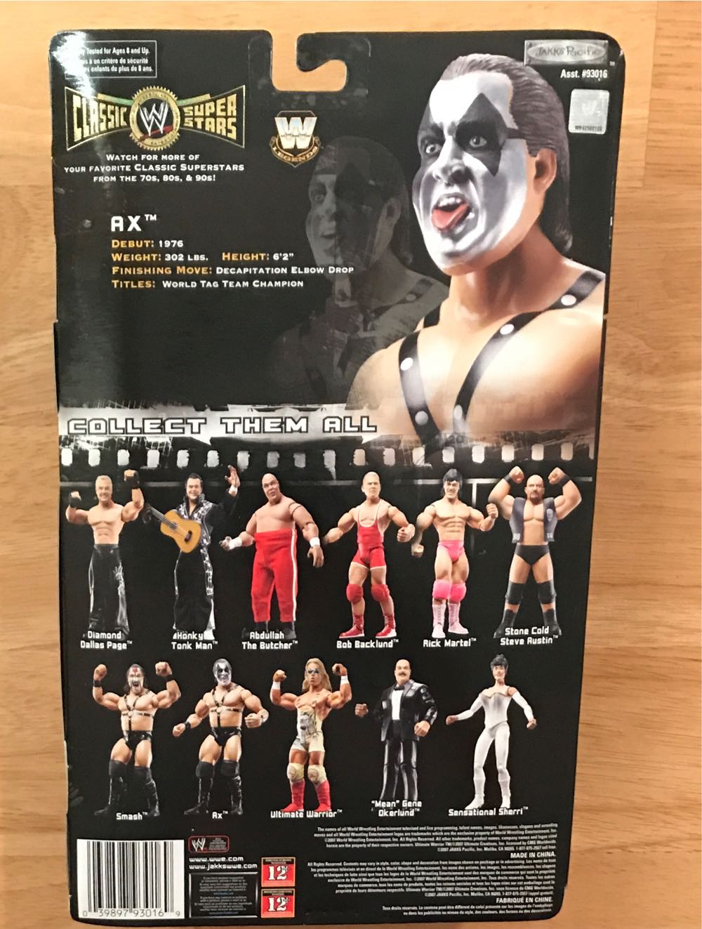 Demolition Ax - WWE Jakks Pacific Classic Superstars (WWE Jakks Pacific Classic Superstars Series 14) action figure collectible [Barcode 039897930169] - Main Image 2