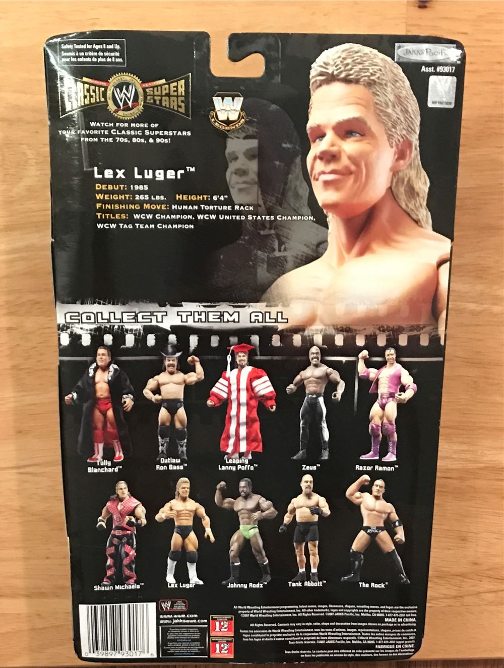 Lex Luger - Jakks Pacific (WWE Classic Superstars) action figure collectible [Barcode 039897930176] - Main Image 2