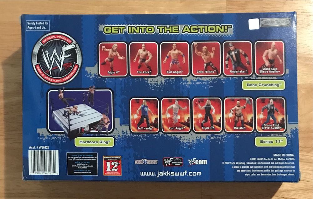 WWF Jakks Pacific TTL Triple Threat K-Mart Exclusive 3 Pack: Chris Jericho, The Rock, Triple H - WWF Jakks Pacific Titan Tron Live (WWF Jakks Pacific TTL K-Mart Exclusive 3 Pack) action figure collectible [Barcode 039897961262] - Main Image 2