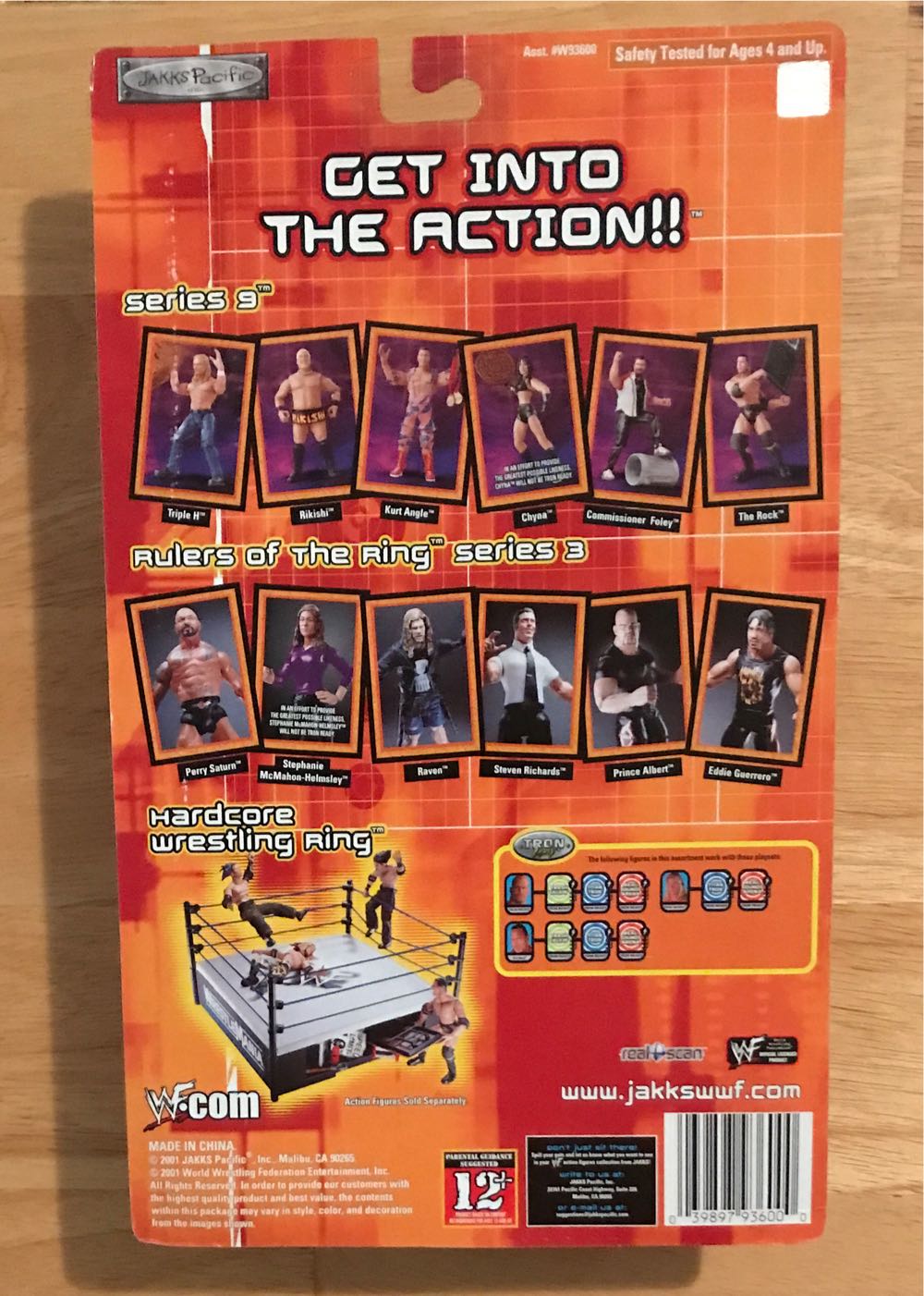 WWF Jakks Pacific TTL No Way Out Series: Chris Jericho - WWF Jakks Pacific Titan Tron Live (WWF Jakks Pacific TTL No Way Out Series) action figure collectible [Barcode 039897936000] - Main Image 2