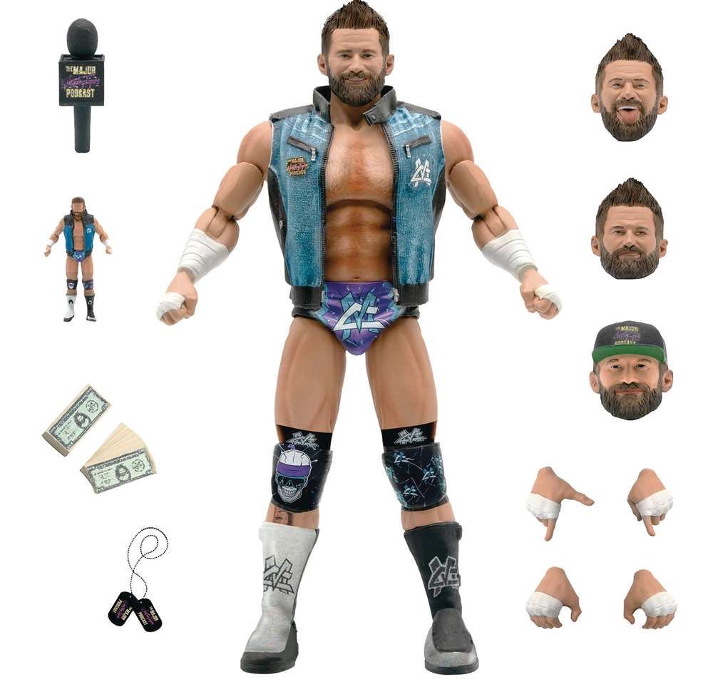 Matt Cardona (Signed) - Super 7 (Major Wrestling Figure Podcast) action figure collectible [Barcode 840049811218] - Main Image 3