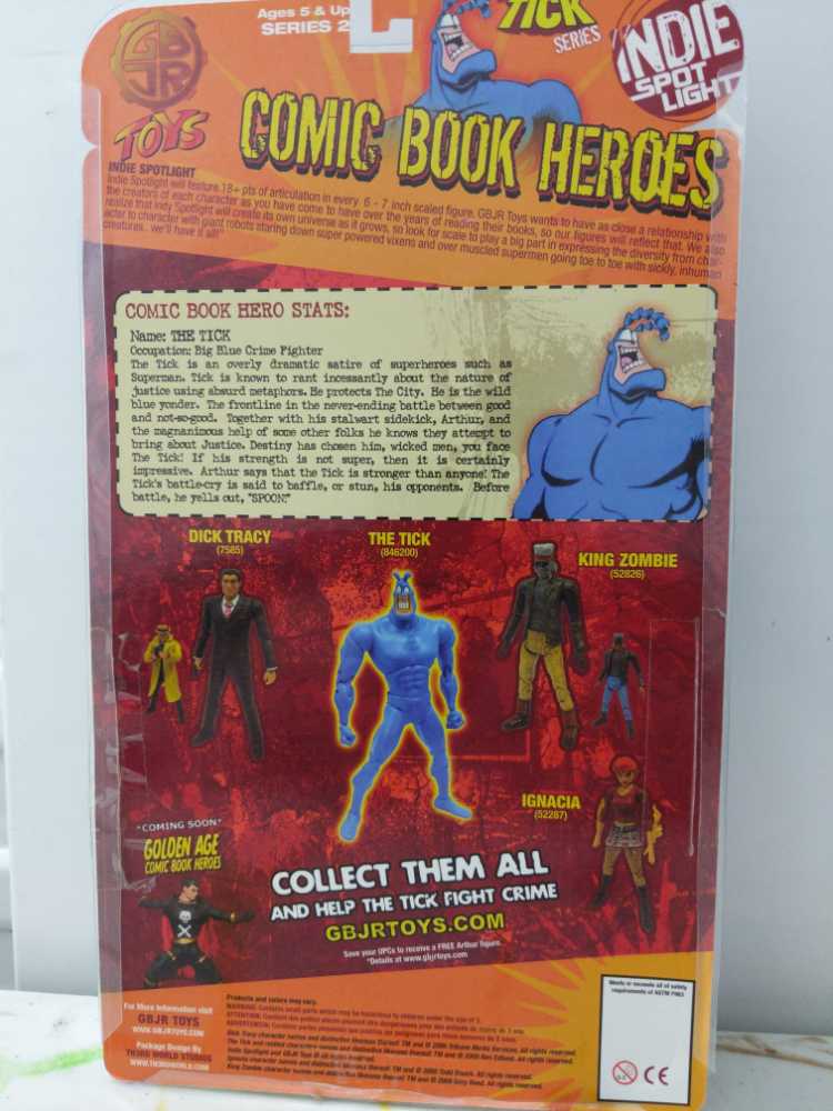The Tick - Indie Spot Light (Comic Book Heroes) action figure collectible - Main Image 2