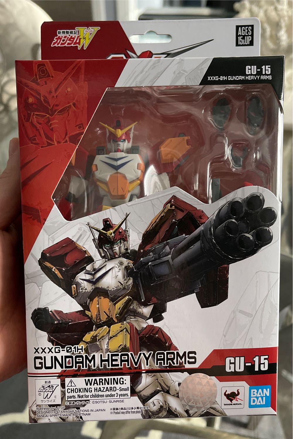 Mobile Suit Gundam Wing Gundam Universe GU-15 XXXG-01H Gundam Heavyarms  action figure collectible [Barcode 851365007735] - Main Image 2