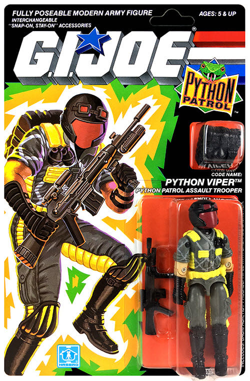 G.I. Joe: Cobra Viper Assault Trooper - Hasbro (G.I. Joe A Real American Hero) (G.I. Joe: A Real American Hero) action figure collectible [Barcode 038976065525] - Main Image 3