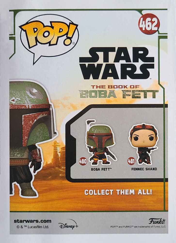 Boba Fett (Red Chrome) #462 - Funko (Funko Pop) action figure collectible [Barcode 889698608176] - Main Image 2