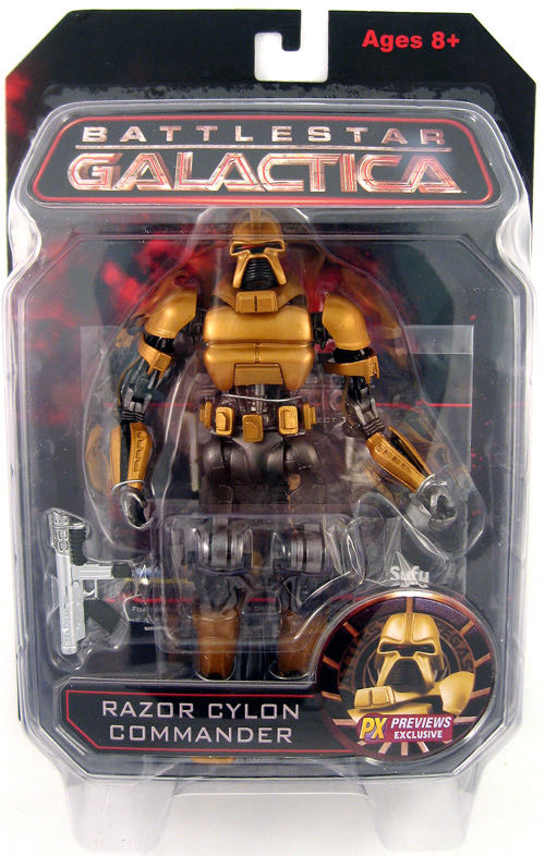 Battlestar Galactica Razor Cylon Commander Px  action figure collectible [Barcode 699788261378] - Main Image 3