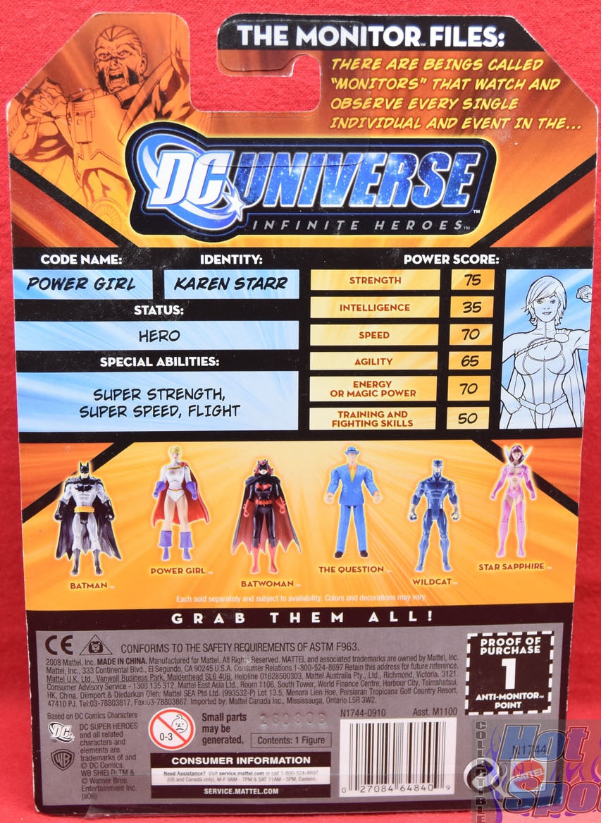 Power Girl - Mattel (Dc Universe Infinite Heroes Crisis) action figure collectible [Barcode 027084648409] - Main Image 2