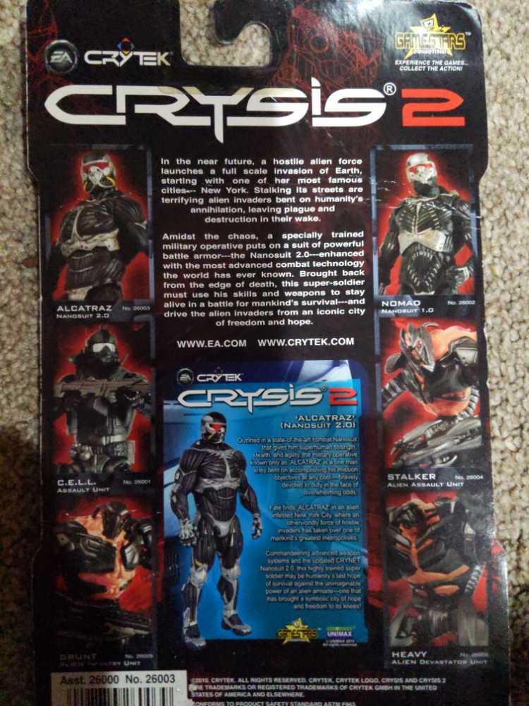 Alcatraz (Nanosuit 2.0) - Gamestars (Gamestars Crytek Crysis) action figure collectible [Barcode 018876260039] - Main Image 3