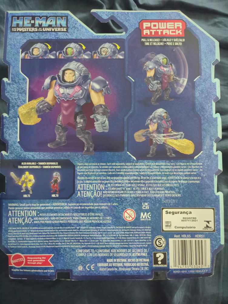 (Plastic Surgery) MOTU Netflix - Man-E-Faces (2021 Series) - Mattel (He-man And The Masters Of The Universe) action figure collectible [Barcode 194735030453] - Main Image 2