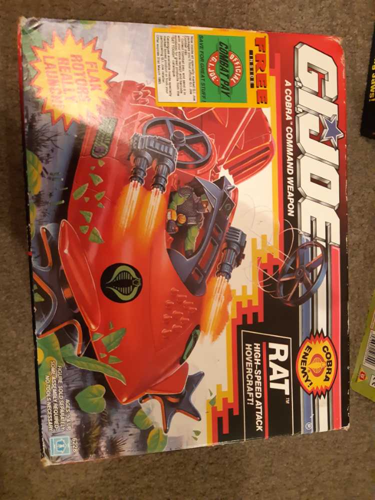 Rat (High-Speed Attack Hovercraft!) - Hasbro (G.I. Joe) action figure collectible [Barcode 038976062289] - Main Image 2