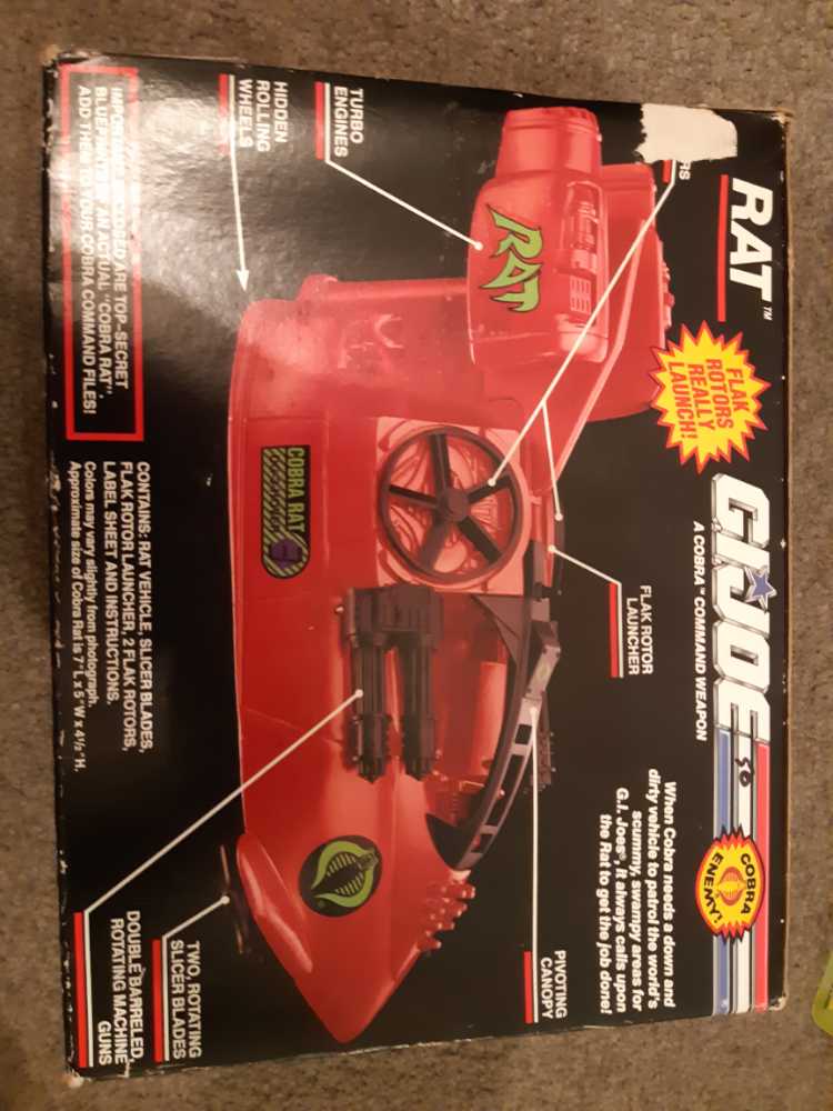 Rat (High-Speed Attack Hovercraft!) - Hasbro (G.I. Joe) action figure collectible [Barcode 038976062289] - Main Image 3