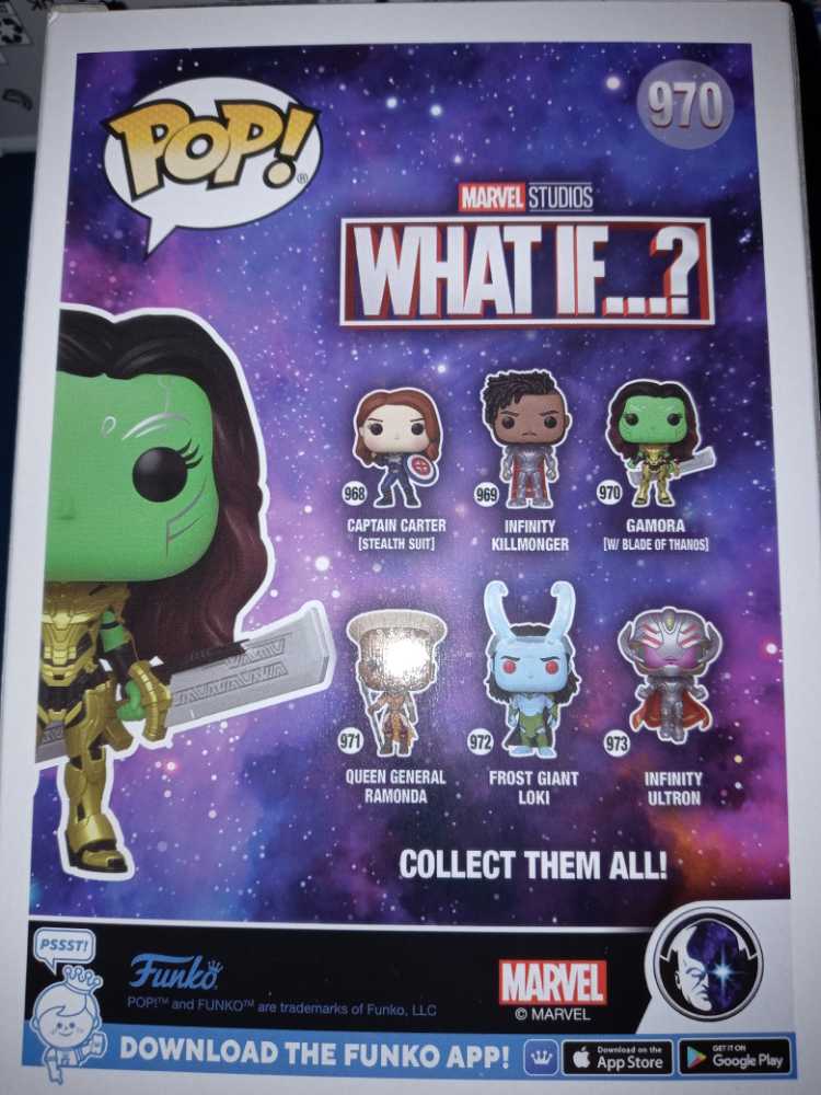 #970 What If...?:Gamora - Funko Pop! Television (Funko Pops) action figure collectible [Barcode 889698586511] - Main Image 2